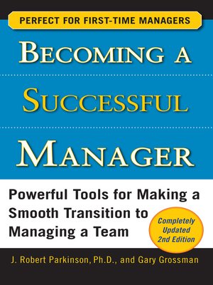cover image of Becoming a Successful Manager